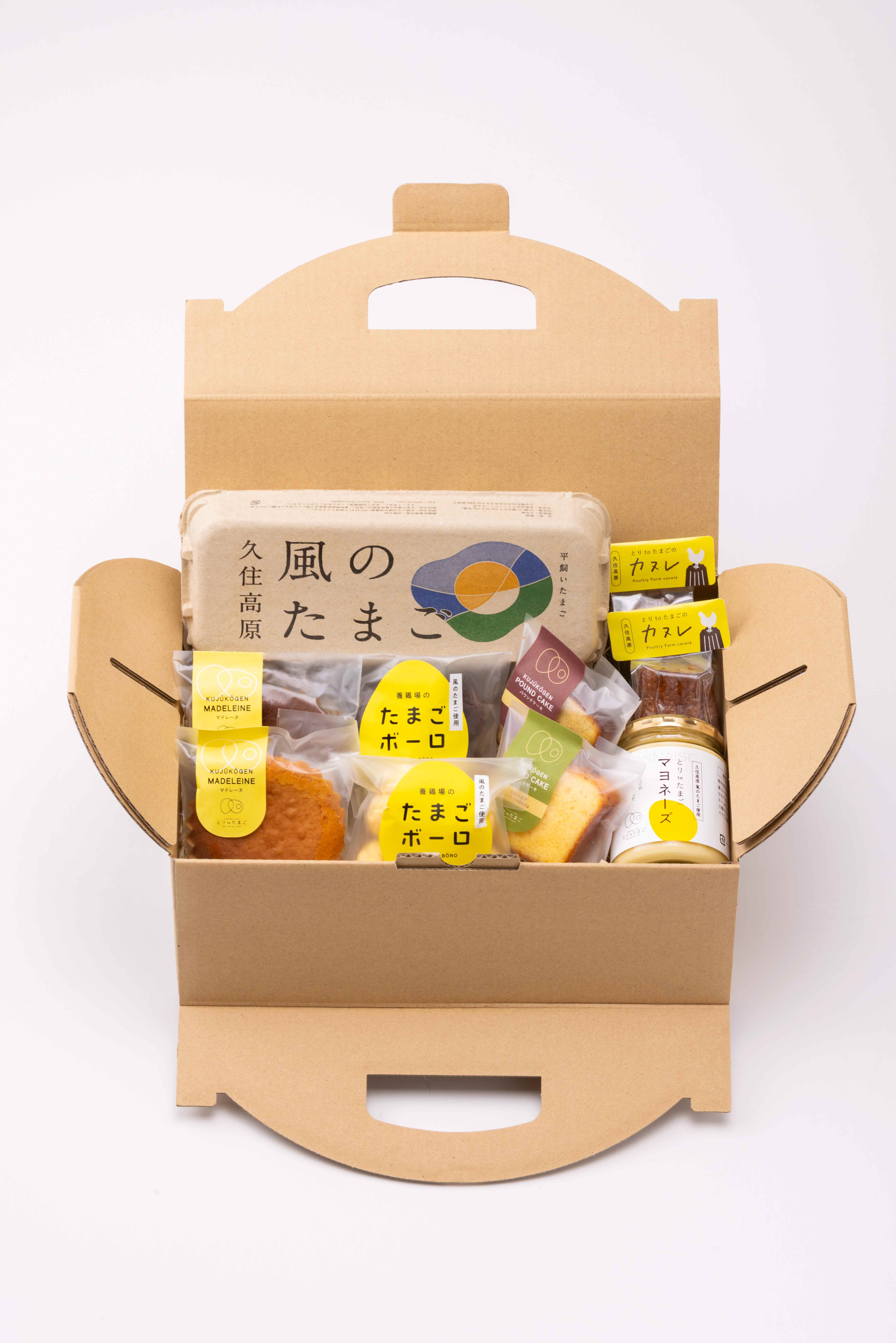 マドレーヌ4個箱 | -養鶏場直営-とりtoたまご